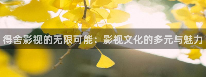 桔子视频电视剧免费观看：得舍影视的无限可能：影视文化的多元与魅力